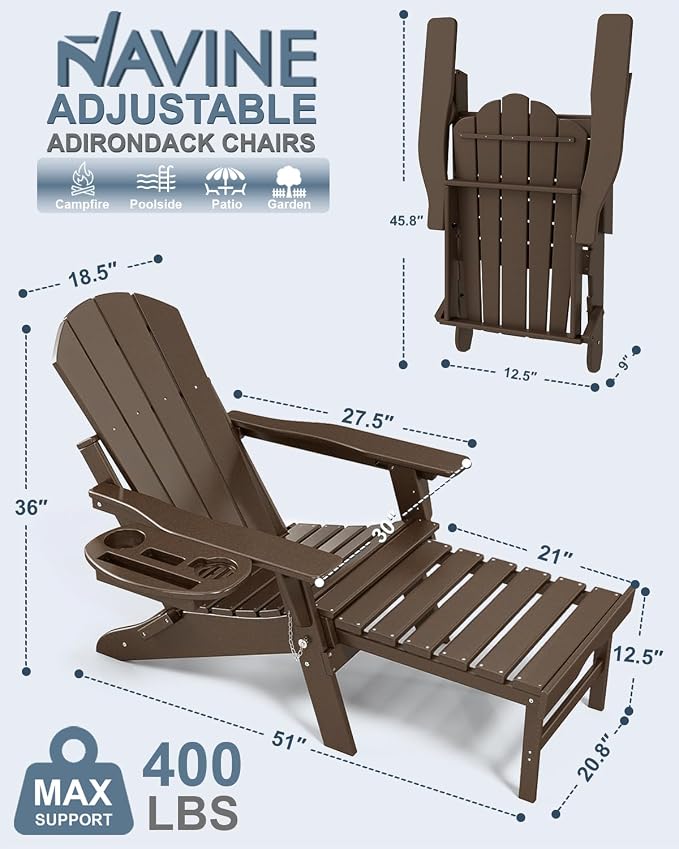 Adjustable Adirondack Chair - Image 3