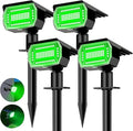 nipify 4 Pack Solar Spot Lights Outdoor, Solar Powered Waterproof Spotlight by Nipify