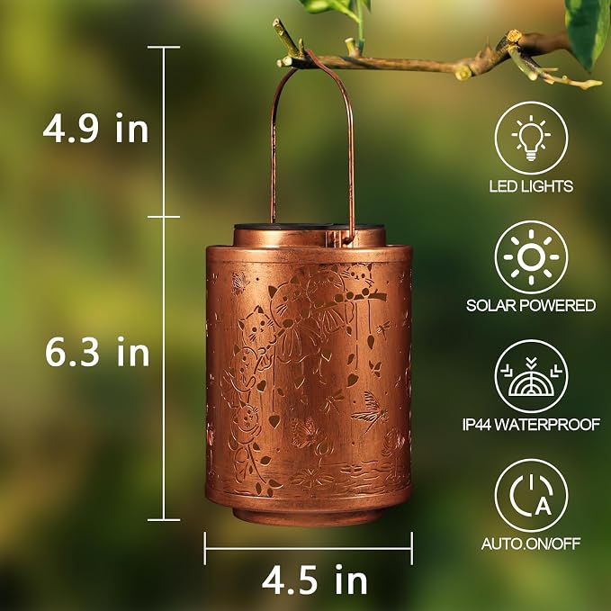 Solar Lanterns Garden Decor Birthday Gifts - Image 3