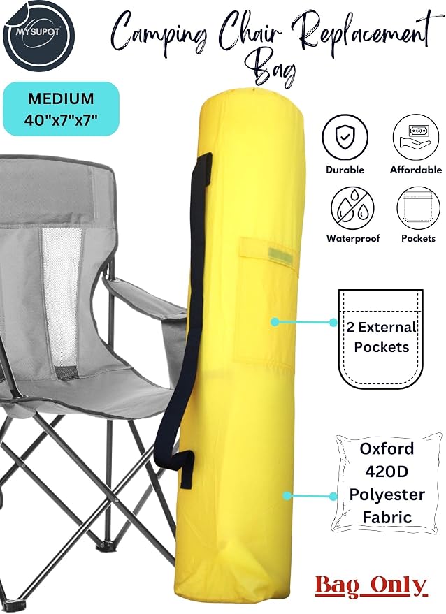 40"x7"x7" Replacement Bag for Folding Camping Chair, Camp Chairs, Yoga Mat - Image 2