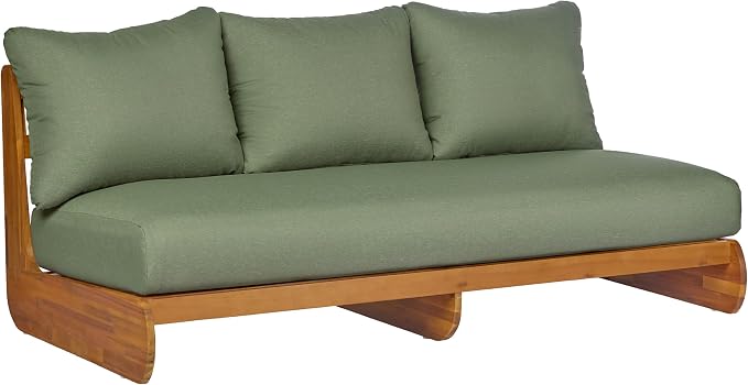 Christopher Knight Home Poppy Acacia Wood Outdoor 3 Seater Sofa - Image 5