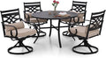 Sophia and William Swivel Patio Dining Set by SophiaWilliam