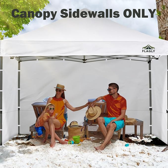 Instant Canopy Sidewalls for 10x10 Pop Up Canopy Tent, 300D Waterproof Material - Image 6