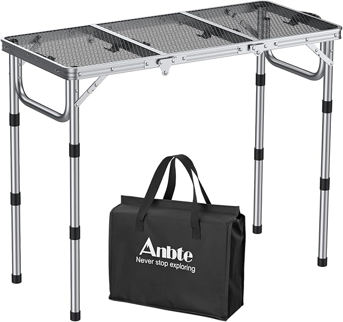 Anbte 3ft Folding Grill Table by Anbte