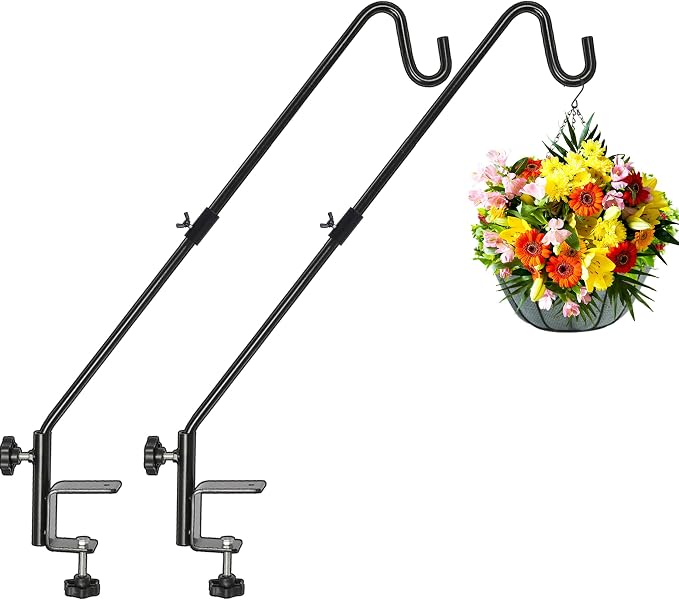 FEED GARDEN 31 Inch Heavy Duty Deck Hook, Non-Slip Clamp, 360 Degree Swivel by FEEDGARDEN