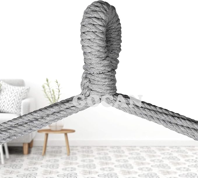 Hammock Chair Large Hammock Swing, 110 x 150cm Load 150kg, Cotton Hammock Chair - Image 4