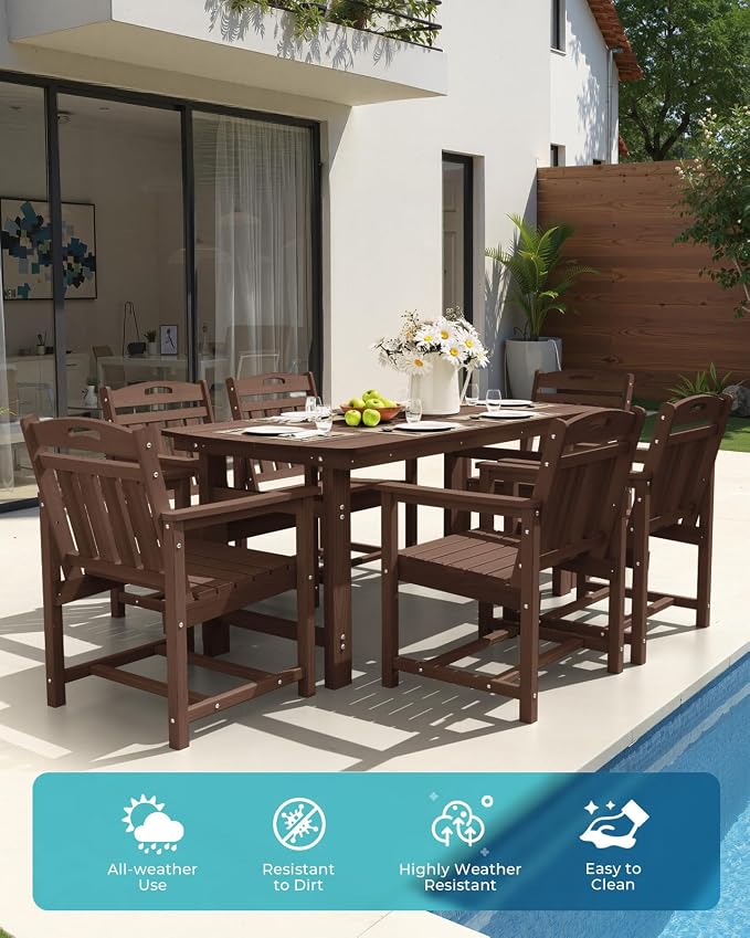 Ciokea HDPE Outdoor Dining Table - Image 3