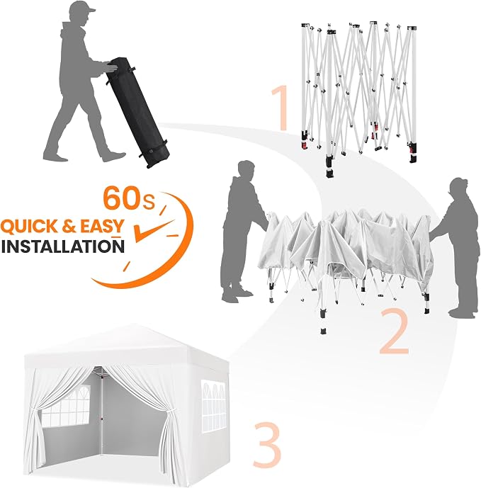 Yaheetech 8x8 Pop Up Canopy - Image 5