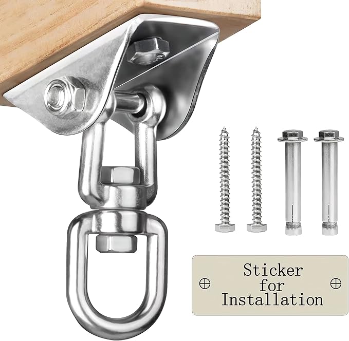 Heavy Duty Swing Hangers for Wooden Sets 2000 LB Capacity Hammock Hanger 360 by Aisto
