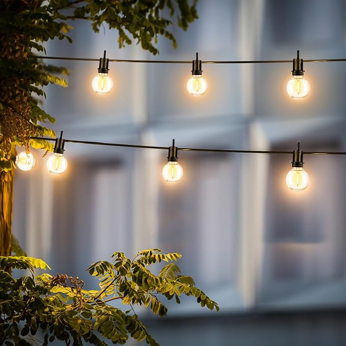 ZJOJO 200FT Outdoor String Lights, G40 Globe Outdoor Lights - Image 8