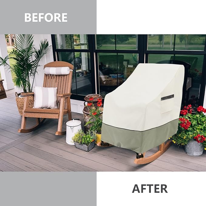 Patio Rocking Chair Cover 2-Pack, Rocking Chair Covers - Image 7