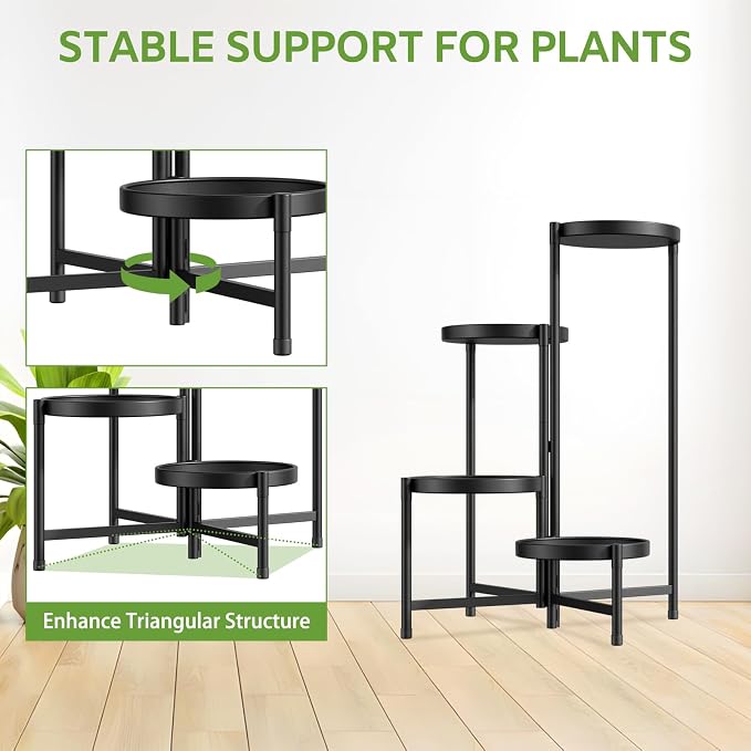 iDavosic.ly 4 Tier Large Plant Stand Indoor - Image 5