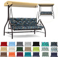 Waterproof Porch Swing Cushion Replacement, Thick 4" 2–3 Seat Outdoor Swing by RUFXIEZW