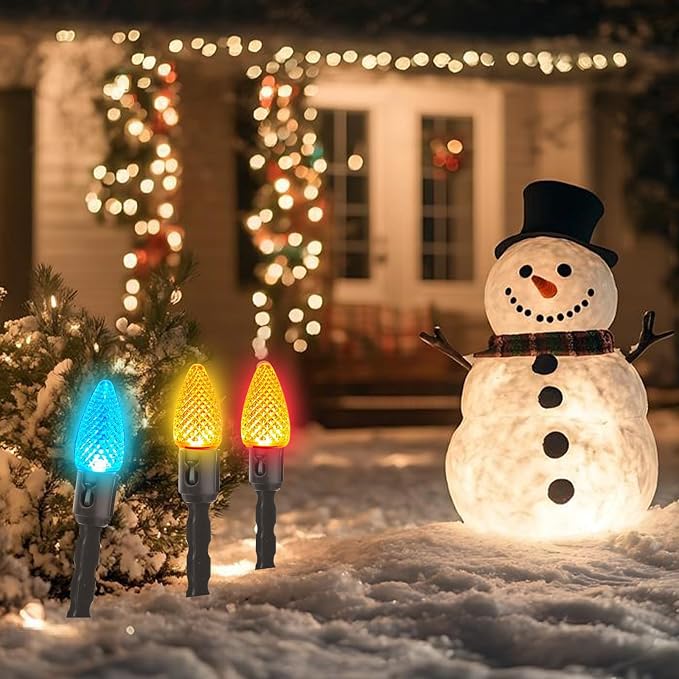 60 Pcs 5 Inch Christmas Light Stakes Universal Yard Lawn Holiday Light Stakes - Image 4