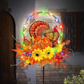 Solar Thanksgiving Turkey Outdoor Decor by HokfirmHomeDecorGarden