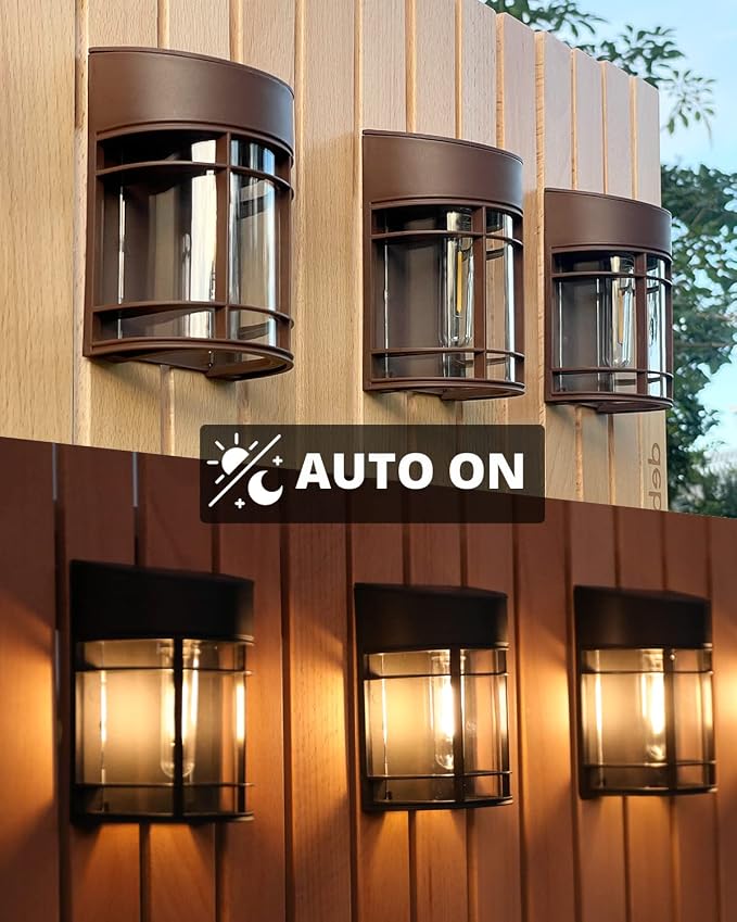 Solar Lights Outdoor, 12 Pack Solar Fence Lights, Waterproof Led Outdoor Solar - Image 3