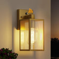 WIHTU Gold Dusk to Dawn Porch Lights, Exterior Lighting Fixtures by WIHTU