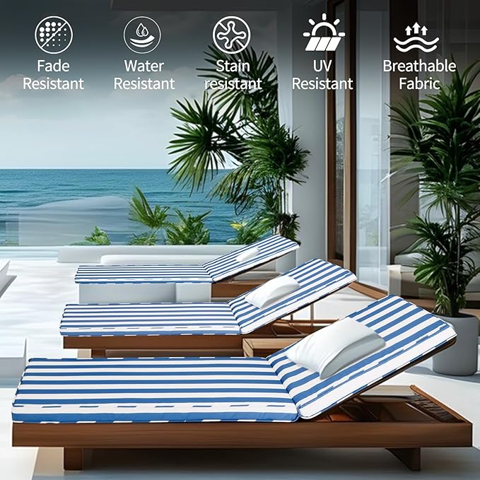 Outdoor Chaise Lounge Cushions Covers - Image 6