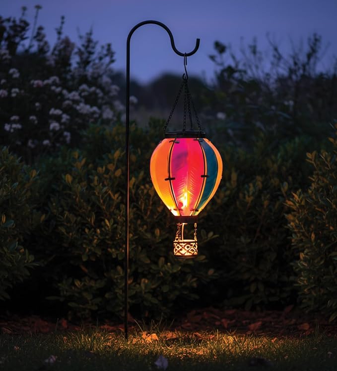 Regal Art & Gift Hot Air Balloon Solar Lantern – Hanging Solar-Powered LED - Image 4