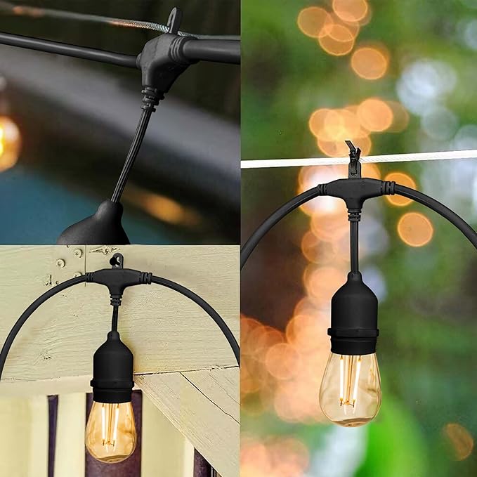 Banord Outdoor String Lights, 48FT Waterproof Patio Lights - Image 5