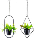 Modern Hanging Planters for Indoor Plants, Metal Plant Hanger by HemePaha