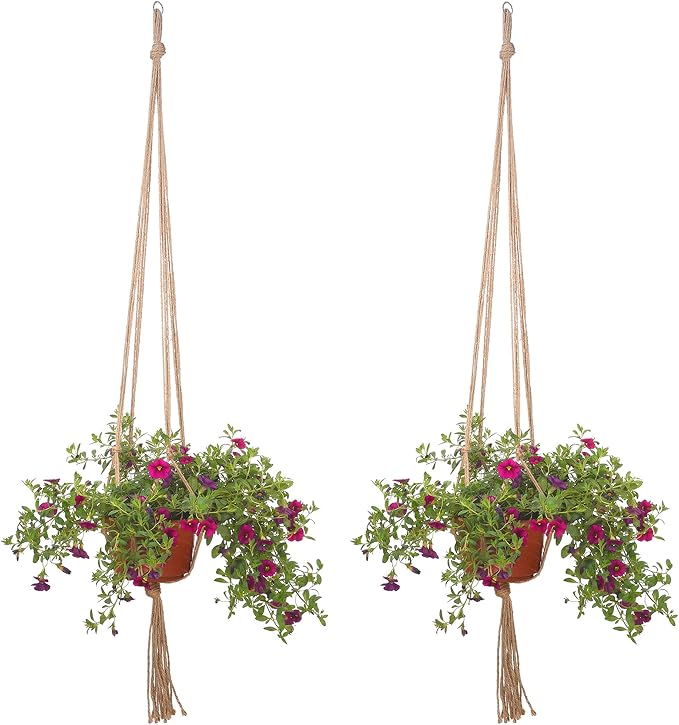 EBOOT 2 Pack 48 Inch Large Macrame Plant Hanger Rope to Hang Flower Pot Plant - Image 5