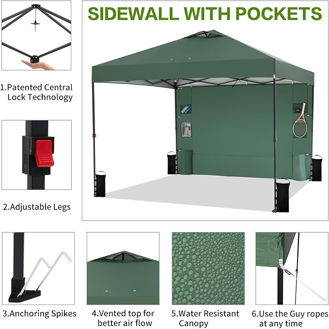 10'x10' Pop Up Canopy Tent - Image 2