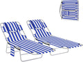 Outsunny Chaise Lounge Chair Outdoor Set of 2 by Outsunny