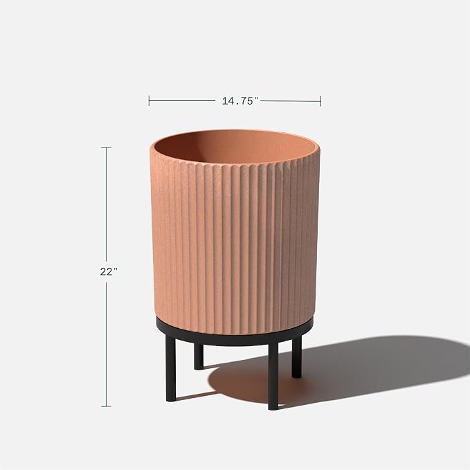 Veradek Demi Series Round Planter w/Stand - Image 3