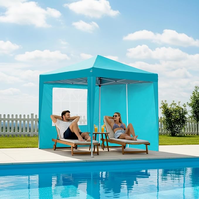 Outvita 6.5x6.5ft Pop Up Canopy Tent, Outdoor Instant Shelter Folding Canopy - Image 6