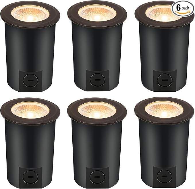 CLOUDY BAY 9W LED Landscape Well Lights, 2700K/3000K/3500K/4000K/5000K by CLOUDYBAY
