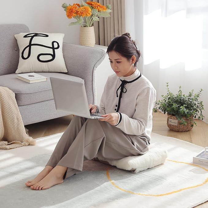 LITA Folding Footrest Stool, Portable Ottoman Foot Rest, Upholstered Small - Image 8