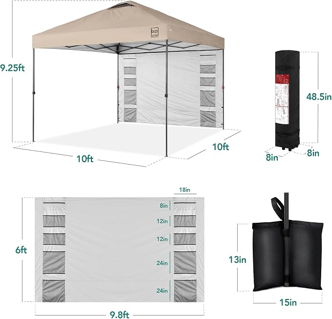 Best Choice Products 10x10ft Pop Up Canopy Tent - Image 8