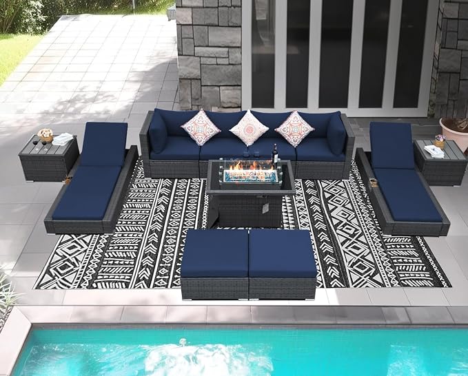 NICESOUL 11 Piece Sectional Outdoor Set - Image 2
