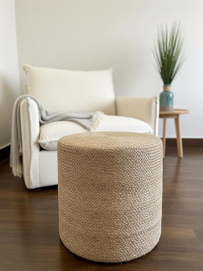 S & L Homes Pouf Ottoman by SLHOMES