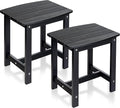 Y&M Outdoor Side Table, HIPS Adirondack Small Single Table, Waterproof Square by YM