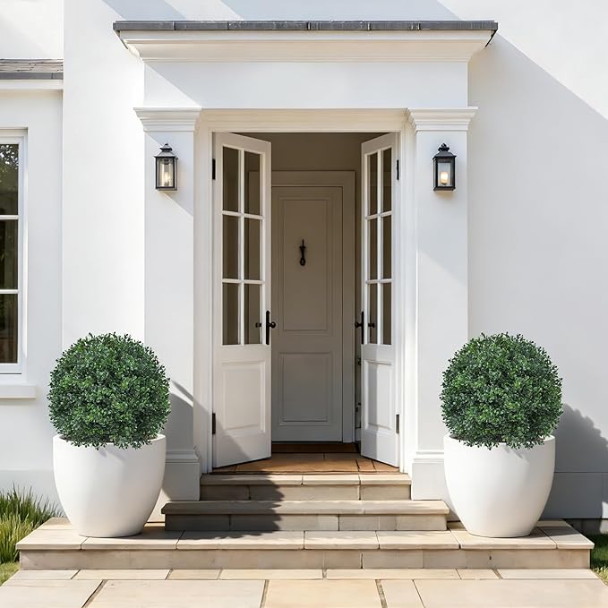 Artificial Boxwood Topiary Trees - Image 2
