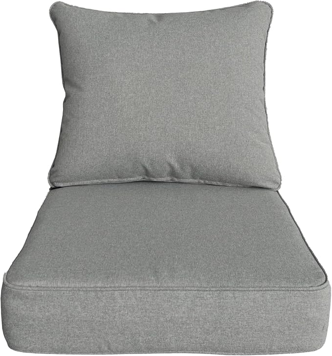 Goodgoods 22x24 inch Outdoor/Indoor Deep Seat Patio Cushion Set of 1 Resilient by Goodgoods