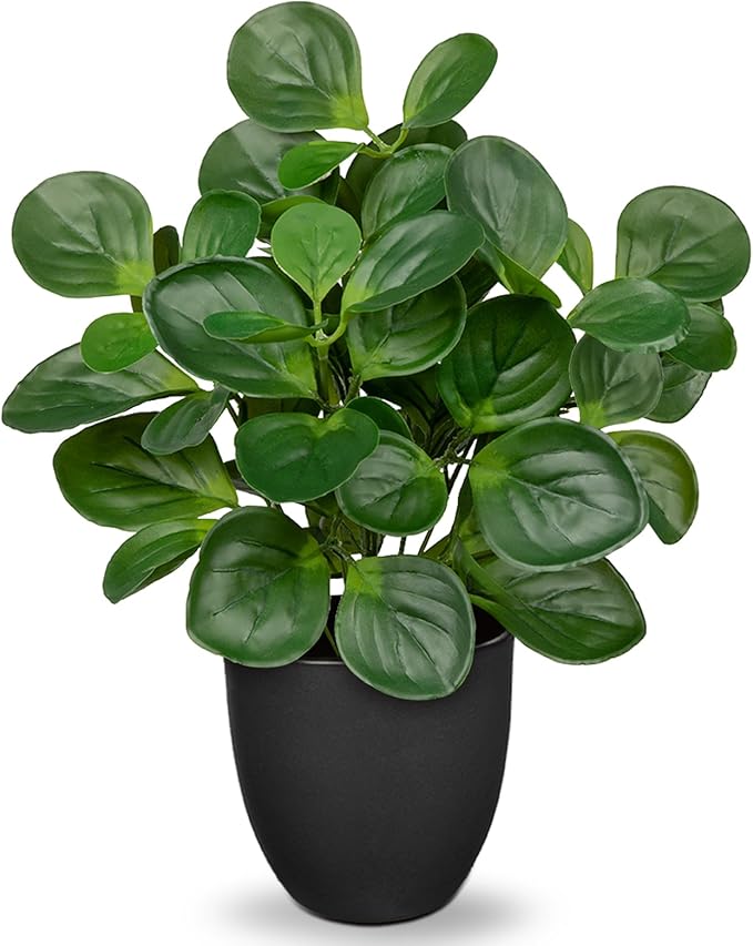 14.5" Artificial Plants Indoor Home Decor, Fake Potted Silk Plants by VillaComo