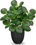 14.5" Artificial Plants Indoor Home Decor, Fake Potted Silk Plants by VillaComo