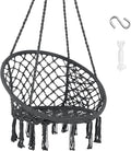 SUNCREAT Hammock Chair Hanging Macrame Swing by SUNCREAT