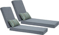 Outdoor Chaise Lounge Cushions, Olefin Lounge Cushion, Rainproof Color by Unknown