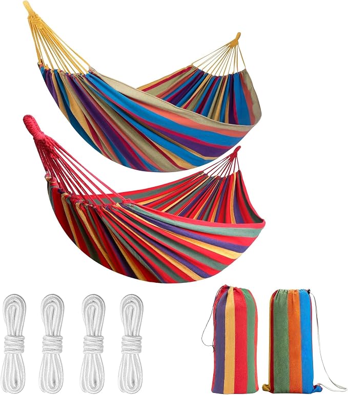 2Pack Hammocks | Camping Hammock | Portable Outdoor Hammock Set | by LAZYTAIL