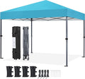 Yaheetech 10x10 1-Person Setup Pop Up Canopy Tent, Instant Portable Commercial by Yaheetech