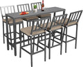 Outdoor Patio Bar Set, Bar Height Patio Dining Set, Weather-Resistant Bistro by Sumshadow