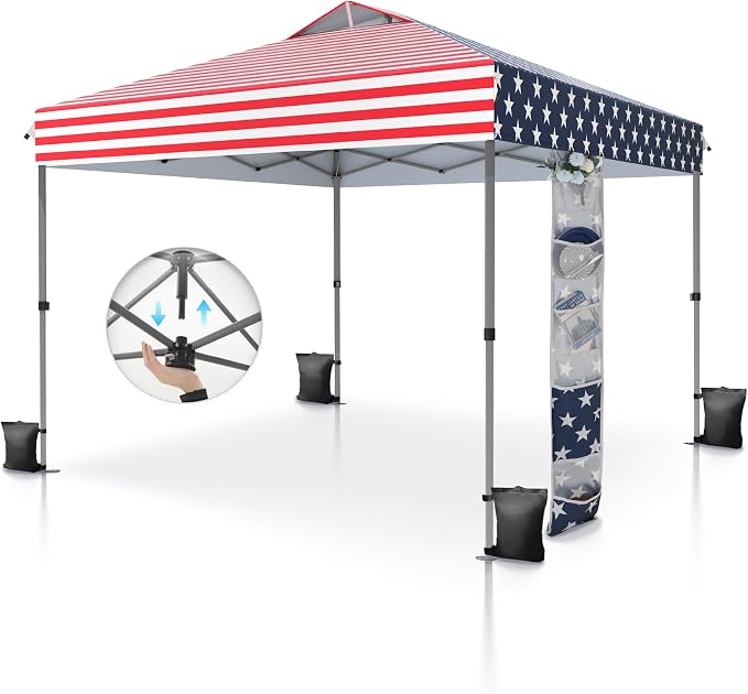 PHI VILLA 10x10 Pop Up Canopy Tent by PHIVILLAThepioneerofcomfortablehouseholdsupplies