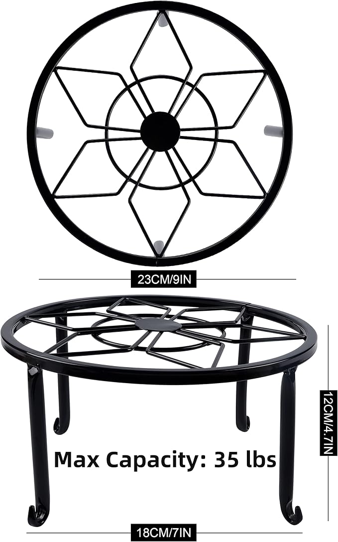 yosager 3 Pack Metal Plant Stands - Image 3