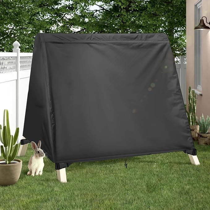 Porch Swing Cover 63 Inch Waterproof 600D Oxford Hanging Outdoor Swing Cover - Image 6