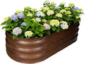 Galvanized Raised Garden Bed Outdoor, Large Raised Bed by VivaGarden
