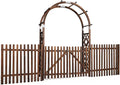 VINGLI Wooden Garden Arbor, Heavy Duty Outdoor Frame Trellis by VINGLI